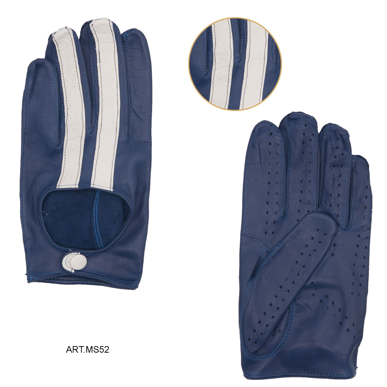 Guanti in pelle da UOMO Guida Sport MS52